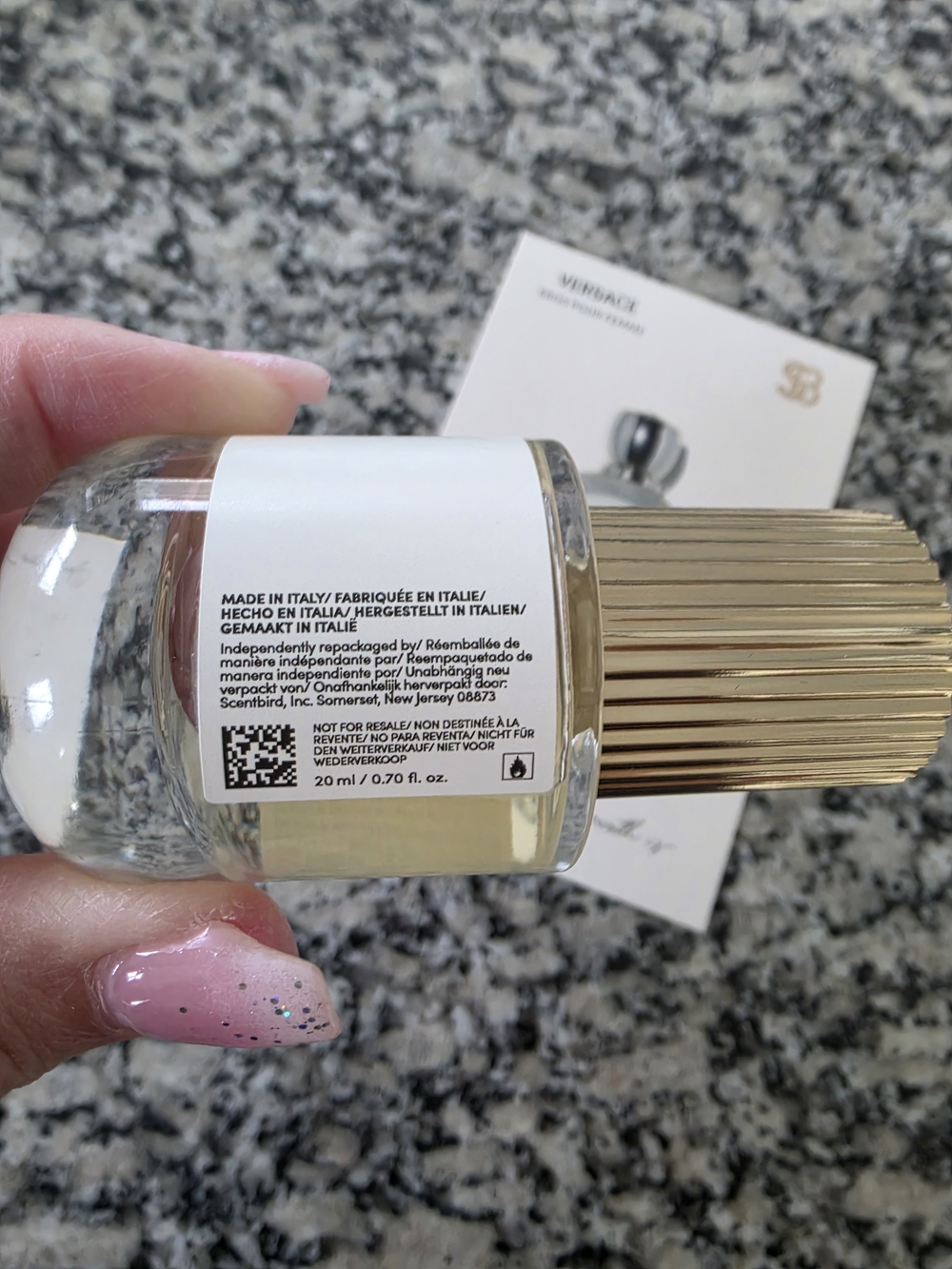 EUC Scentbird - Versace Eros Pour Femme 20mL and scent card - Picture 5 of 8
